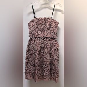 Jill by Jill Stuart flower cut out strapless dress pink size 2